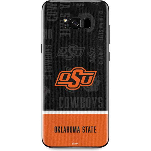 Oklahoma State University Split Jersey Galaxy S8 Plus Skin